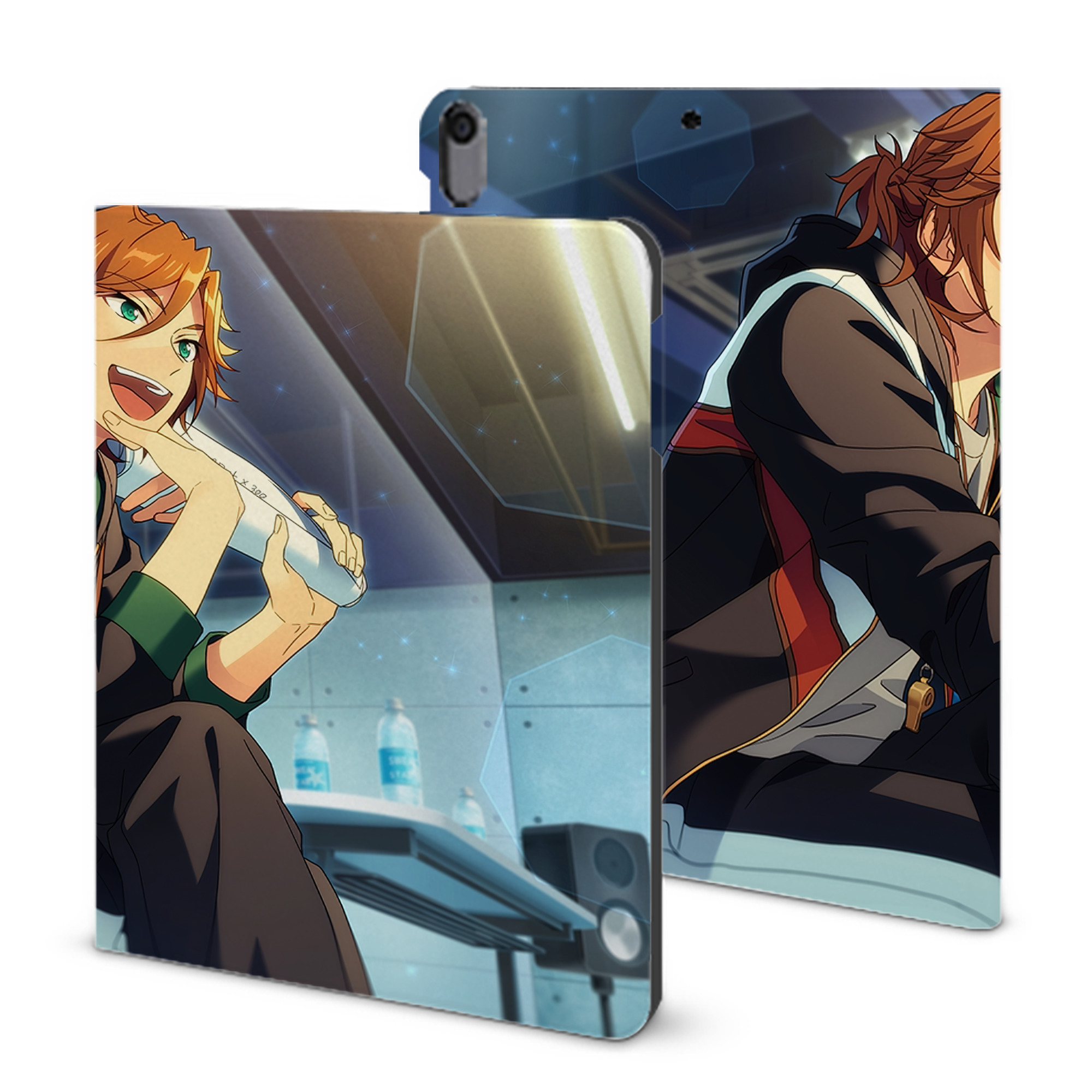 （画像用） あんさんぶるスターズ! Ensemble Stars IPad ケース ブック型 PUレザー TPU 耐衝撃 軽量 薄型 ペン収納なし 全面保護 IPad 各モデル対応